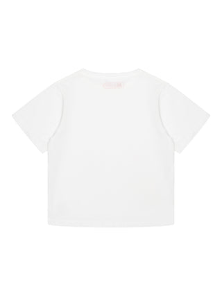 Pyjama Set - T-Shirt & Shorts Palmen - Weiß/Blau