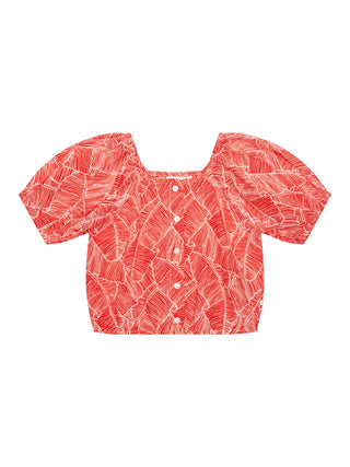 Soko Crop Top Tia - Rot