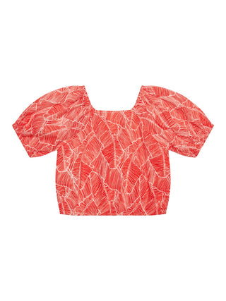 Soko Crop Top Tia - Rot