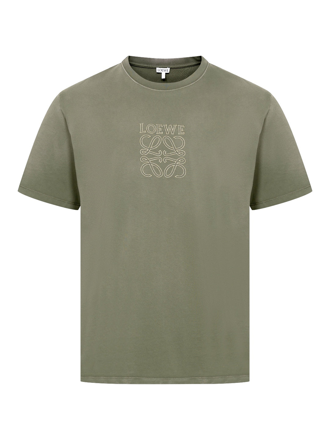 T-Shirt mit Anagram - Khaki