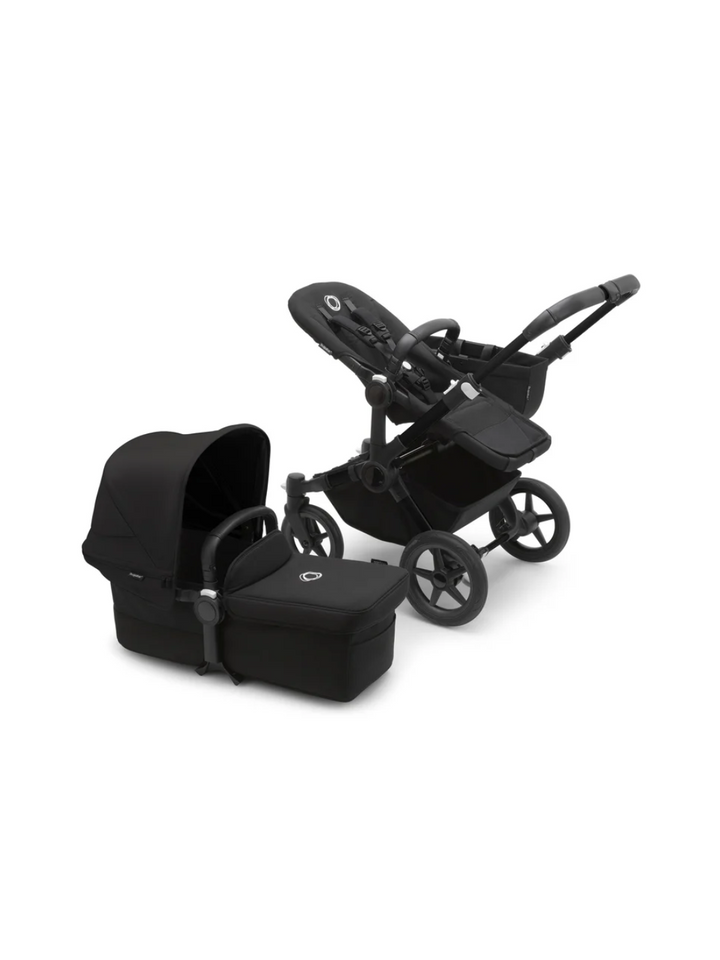 Komikinderwagen Donkey 5 Mono komplett Schwarz/ Schwarz