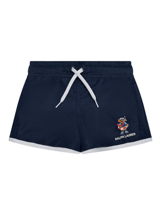 Badeshorts mit Polo-Bär - Navy