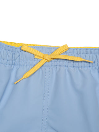 Badeshorts mit Big Pony Stickerei - Hellblau