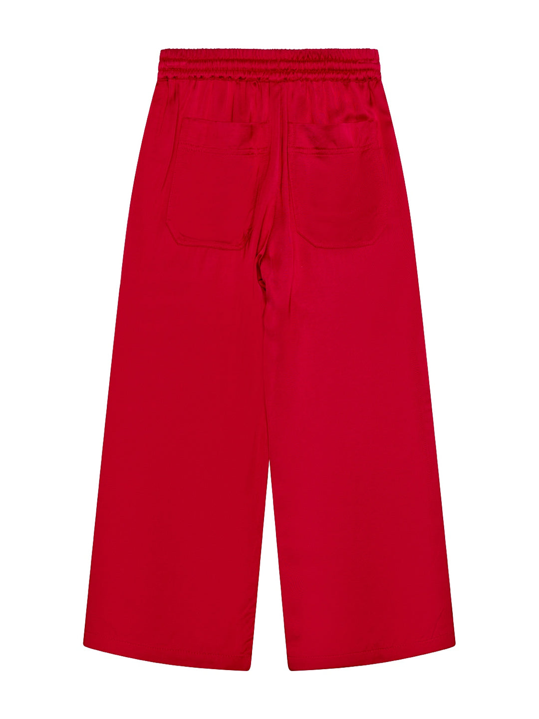 Satinhose mit Strasslogo - Pink