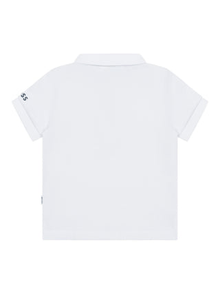 Poloshirt mit Logo-Details - Weiß