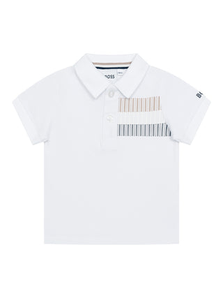 Poloshirt mit Logo-Details - Weiß
