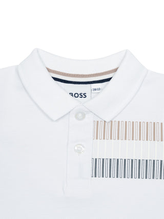 Poloshirt mit Logo-Details - Weiß