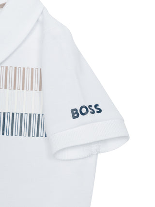 Poloshirt mit Logo-Details - Weiß