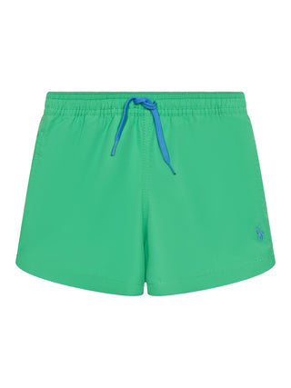 Badeshorts mit Big Pony Stickerei - Grün