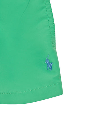 Badeshorts mit Big Pony Stickerei - Grün