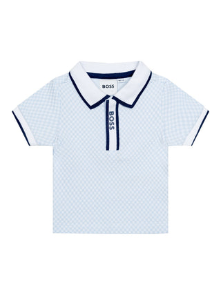 Set aus Poloshirt & Shorts - Hellblau