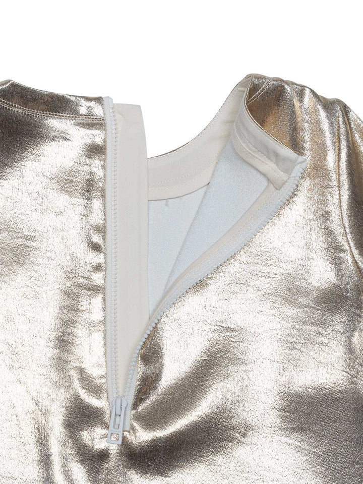 Kleid im Metallic-Look - Gold