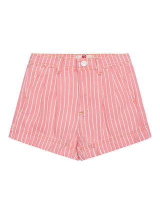 Nyama Shorts mit Streifen - Rosa