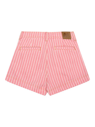Nyama Shorts mit Streifen - Rosa
