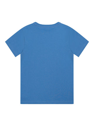 T-Shirt mit Motiv-Print - Blau
