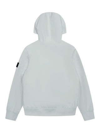Softshelljacke mit Kapuze - Hellblau