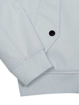 Softshelljacke mit Kapuze - Hellblau