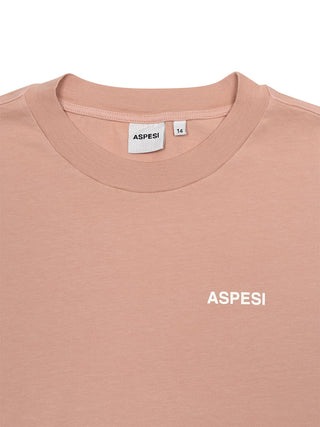 T-Shirt mit Fransen - Peach