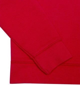 Sweatshirt mit Print - Rot