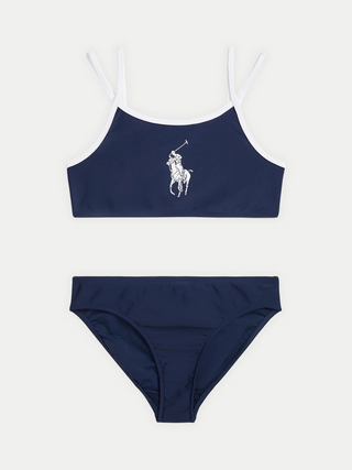 Bikini mit Big Pony - Navy