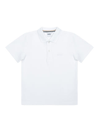 Poloshirt aus Piqué - Weiß