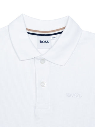 Poloshirt aus Piqué - Weiß