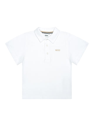 Poloshirt mit Logo - Weiß