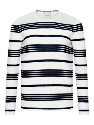Gestreifter Pullover aus Bouclé