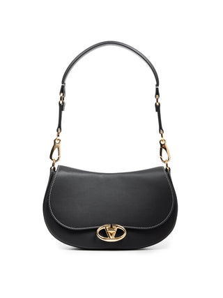 Saddle Bag in Schwarz