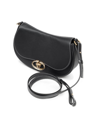 Saddle Bag in Schwarz