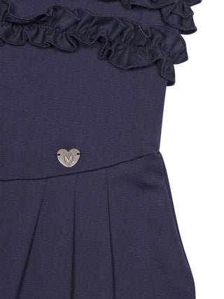 Jumpsuit mit Rüschen-Details - Navy