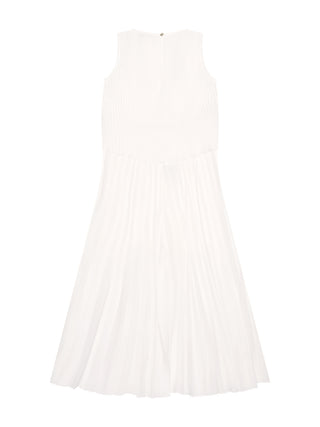 Plissierter Jumpsuit - Offwhite