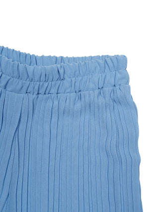 Plissierte Hose - Hellblau