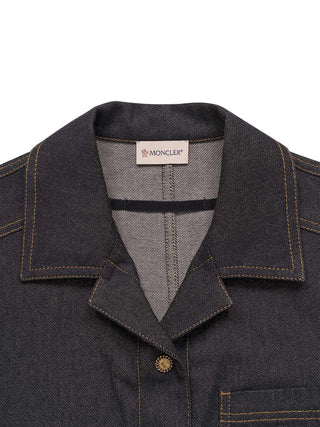 Jeanskleid mit Logo