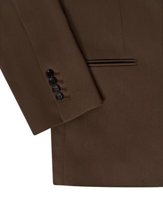 Halbgefütterte Jacke aus Wolle
