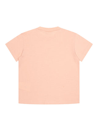 T-Shirt mit floralem Print - Rosa
