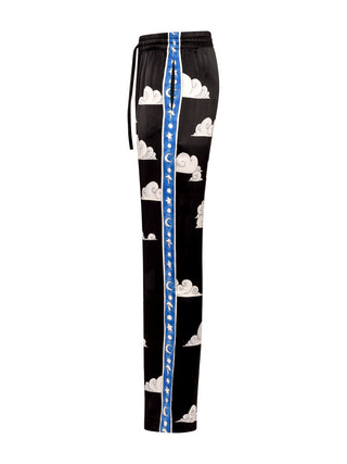 Seidenhose mit Artwork