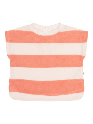 T-Shirt Mariella Frottee - Korallenfarben