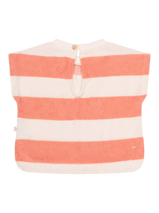 T-Shirt Mariella Frottee - Korallenfarben