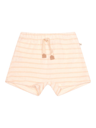 Shorts Dimitri Frottee - Weiß/Beige