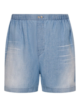 Shorts mit Logo-Stempel