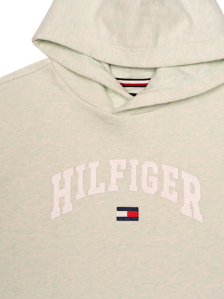 Varsity Hoodie mit Logo - Hellgrau