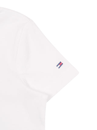 T-Shirt mit Palmen-Print - Weiß