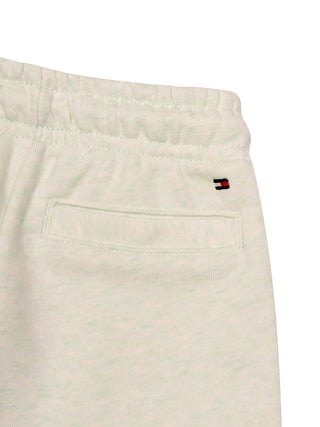 Varsity Sweat-Shorts mit Logo - Hellgrau