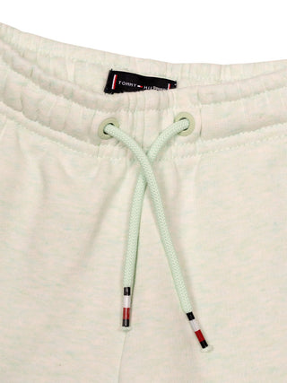 Varsity Sweat-Shorts mit Logo - Hellgrau