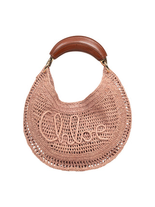 Summer Banana Hobo Tasche aus geflochtenen Fasern