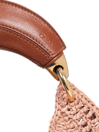 Summer Banana Hobo Tasche aus geflochtenen Fasern