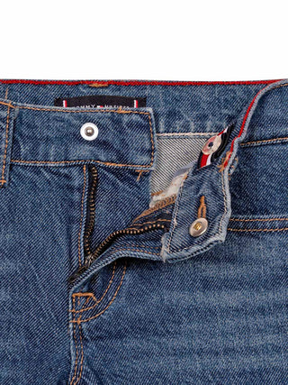 Scanton Slim Fit Jeans-Shorts - Blau
