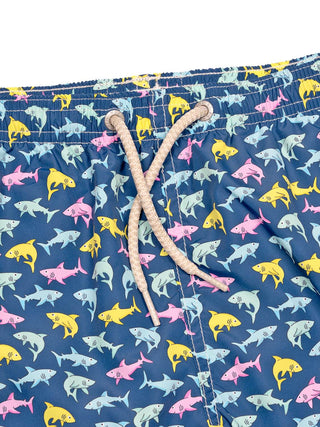 Jean Lighting Badeshorts Shark - Navy