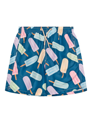 Jean Lighting Badeshorts Pop Ice - Navy